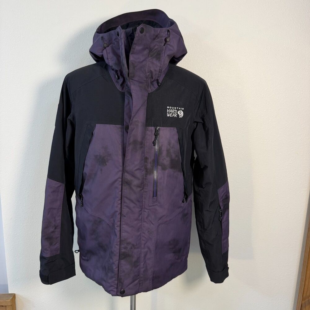 Mountain Hardwear First Tracks Mens S Insulated Ski Jacket Purple Black RECCO